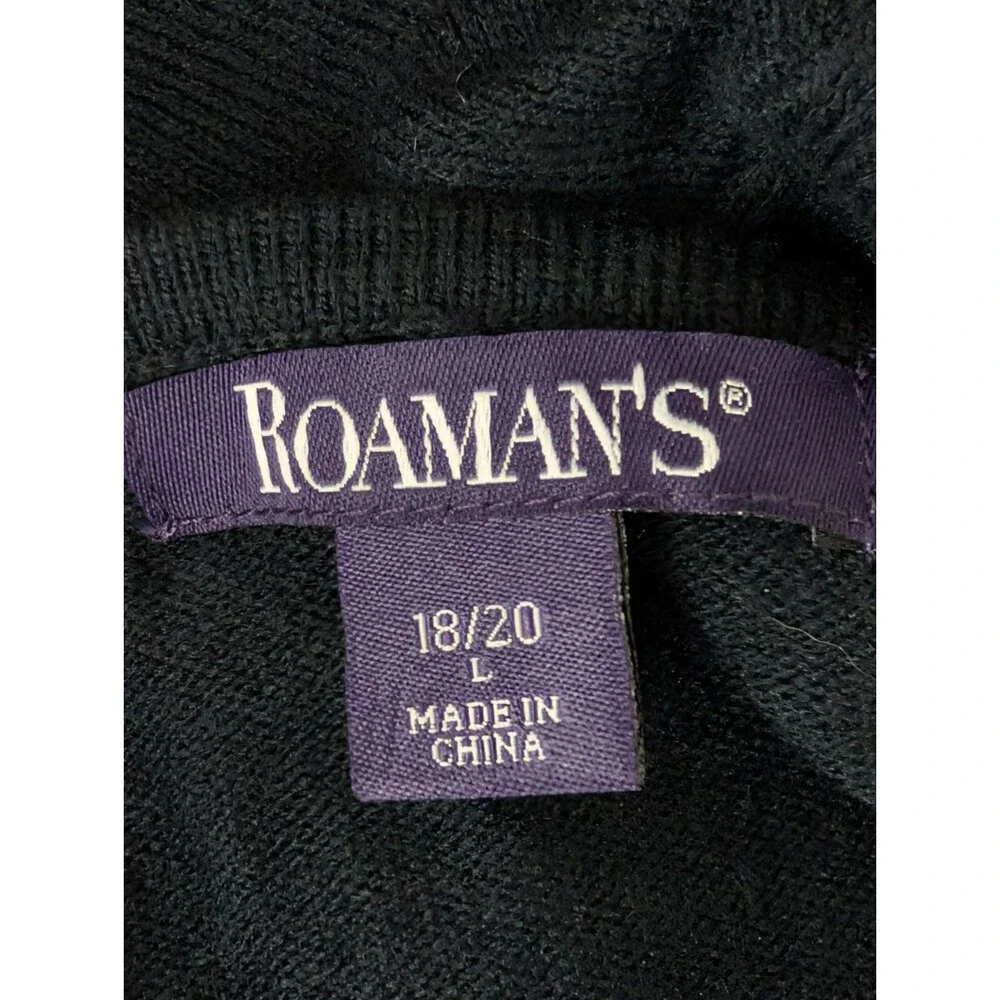 Roamans Crochet Lace Sweater Size 18/20